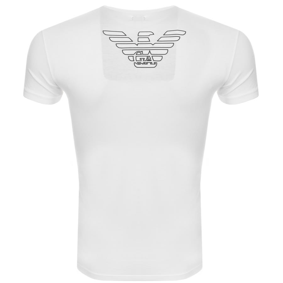 Alternative Image for ProductEmporio Armani Crew Neck Lounge T Shirt White3